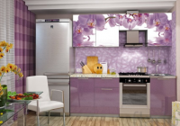 Кухня ДСВ фотопечать 2100 орхидея в Челябинске